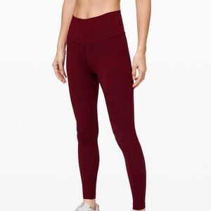 Lululemon Wunder Under High-Rise Tight 28" *Brushed Full-On Luxtreme Size 4